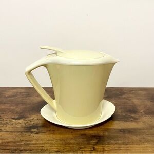 Vintage Leifheit SLANY Sauciere Insulated Thermal Pitcher W/Drip Tray, Germany